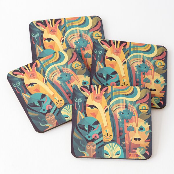 Item preview, Abstract African Animals designed and sold by Rick Navarro.