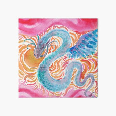Sky Dragon Art Board Print