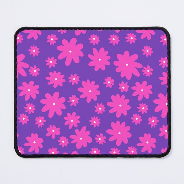 Item preview, Barbiecore Hot  Pink Floral - Purple designed and sold by Una Somerville.