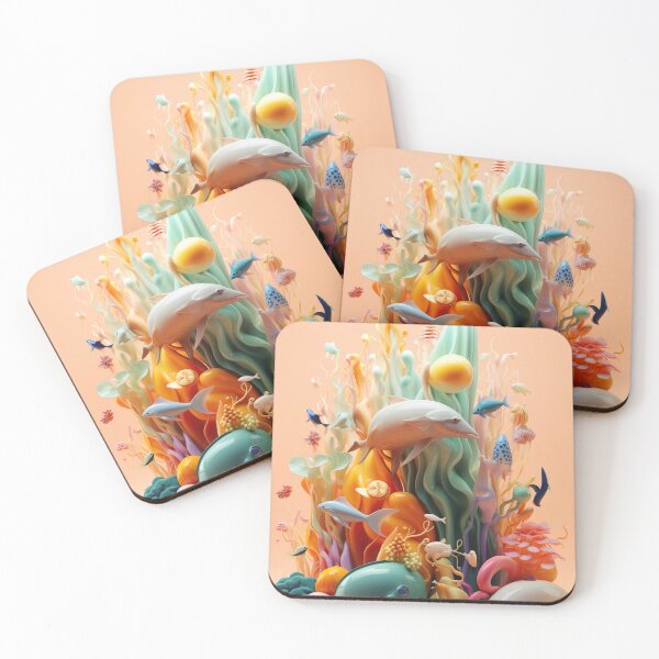 Item preview, Colorful underwater world designed and sold by PoppinArtFox.