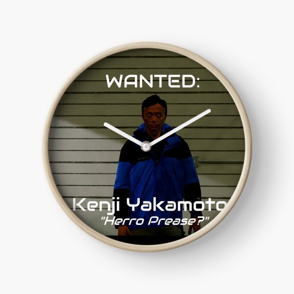 Wanted: Kenji Yakamoto Clock