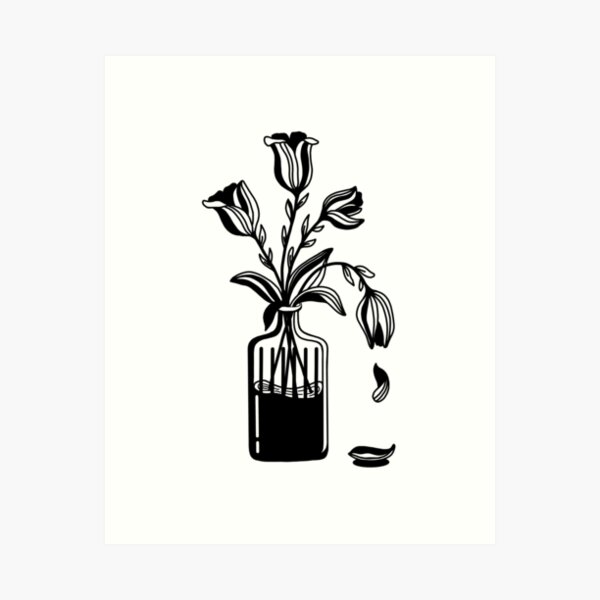 Item preview, Blackwork Tulips designed and sold by Courtney Nicholls.
