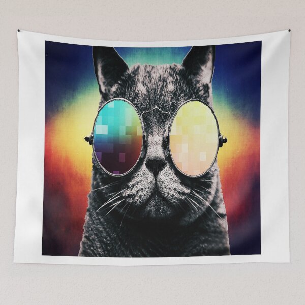 Item preview, Cat with shades designed and sold by Varselly.