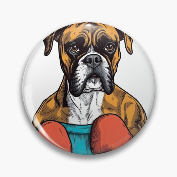 Item preview, Boxer Love Apparel: Retrato adorable de boxeador designed and sold by DooodleGod.