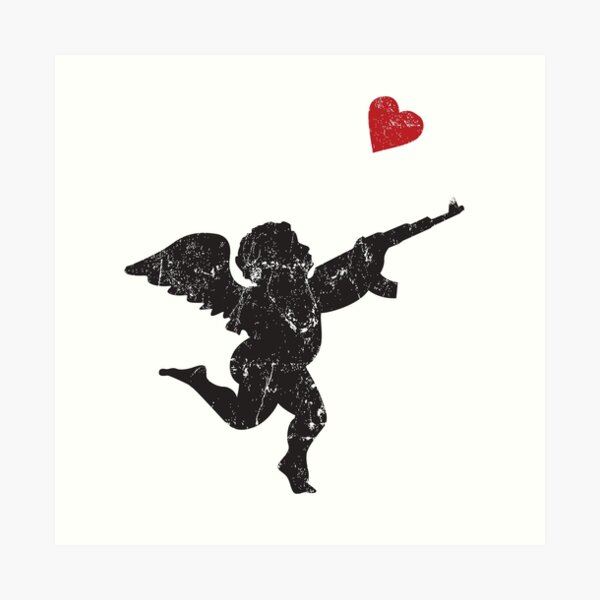 Cupid with a Gun  Creative Fabrica