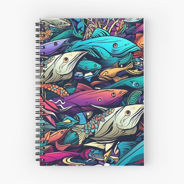 Item preview, Fishy Doodle Pattern designed and sold by Desfix.