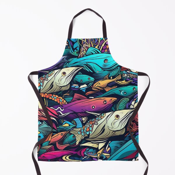 Item preview, Fishy Doodle Pattern designed and sold by Desfix.