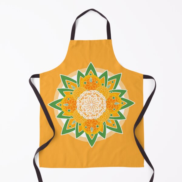 Item preview, Marigold Flower Pattern designed and sold by NMARTWORKS.