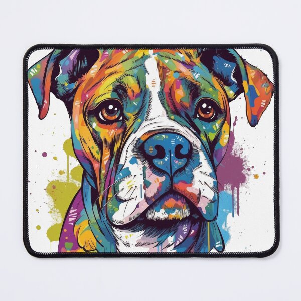 Item preview, Pawsitively Punching: Boxer Dog Digital Art design designed and sold by DooodleGod.