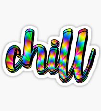 Pegatina Rainbow Psychedelic Chill