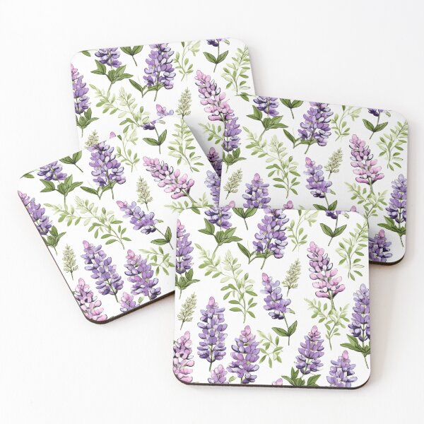 Item preview, Lupines Pattern 4 designed and sold by BloomBoutiqueTs.