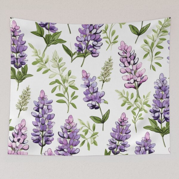 Item preview, Lupines Pattern 4 designed and sold by BloomBoutiqueTs.