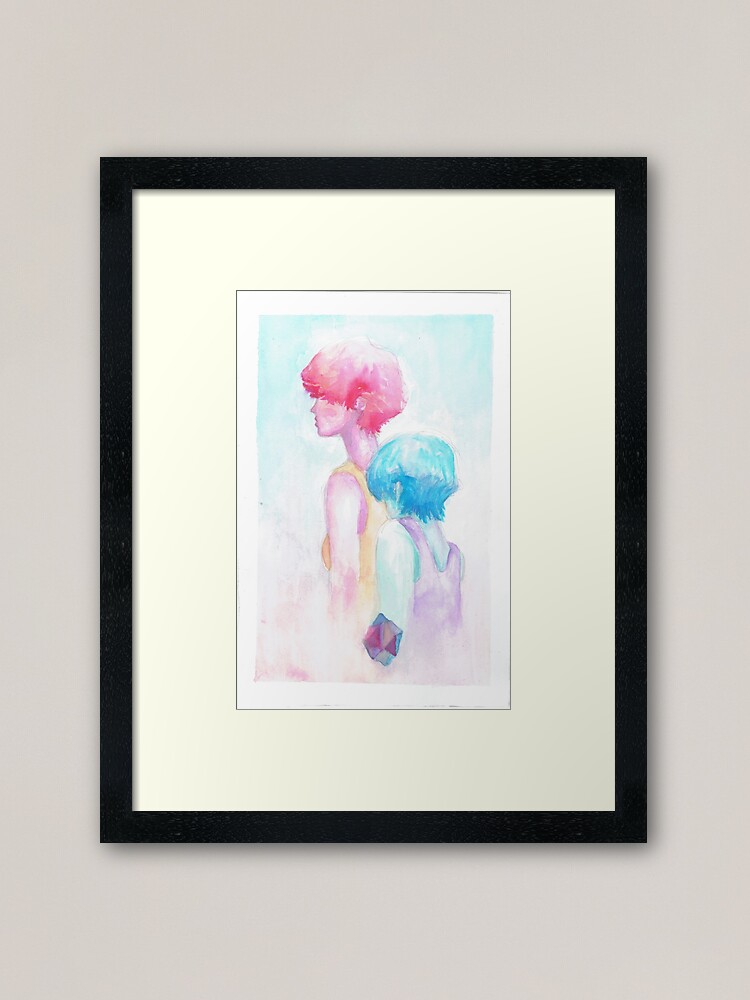 Alternate view of pastel Framed Art Print