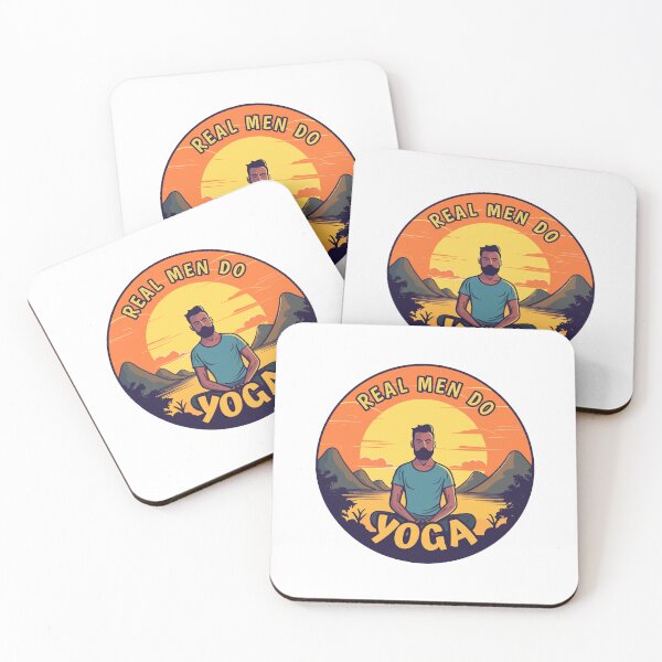 Item preview, Zen Master Sunset - Real Men do Yoga designed and sold by ZenHorn.