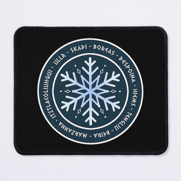 Item preview, Ancient Gods of Winter, Cold and Snow - Ancient Mythology and Deities designed and sold by Agema Apparel.