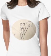 Squirrel - Écureuil - Martin Boisvert Women's Fitted T-Shirt