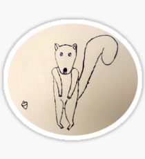 Squirrel - Écureuil - Martin Boisvert Sticker