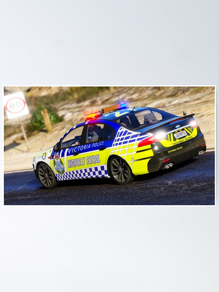 Thumbnail 1 of 3, Poster, VICPOL State Highway Patrol designed and sold by darkmyre.