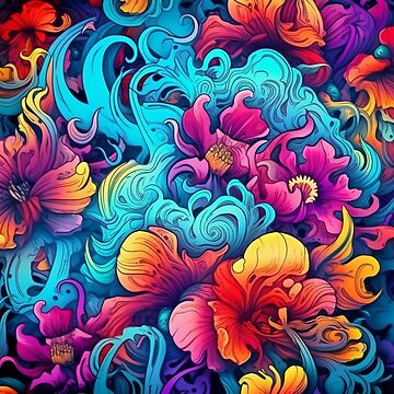 Artwork thumbnail, Summer Flower Pattern by Desfix