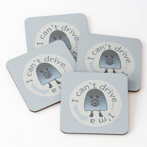 Item preview, Ghosts can't drive designed and sold by Sketchy-Violet.