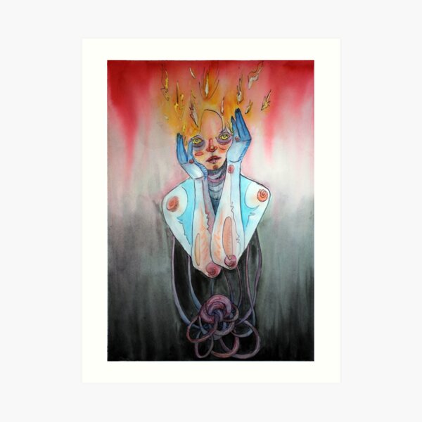 Fire Mind Art Print