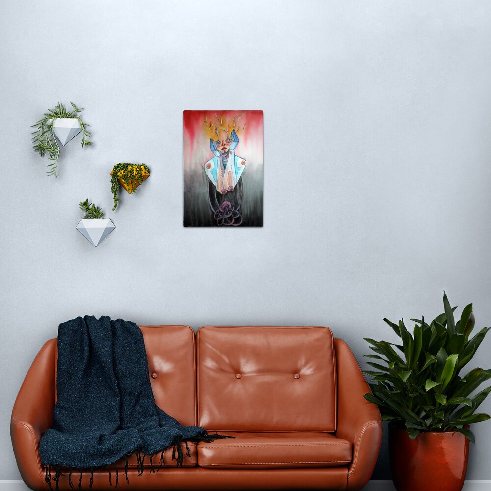 Fire Mind Metal Print