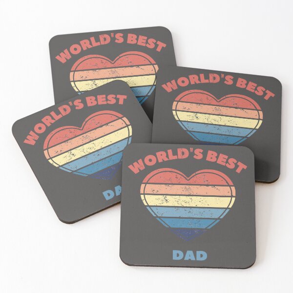 Item preview, Worlds bests dad - vintage designed and sold by Ball-and-Match.