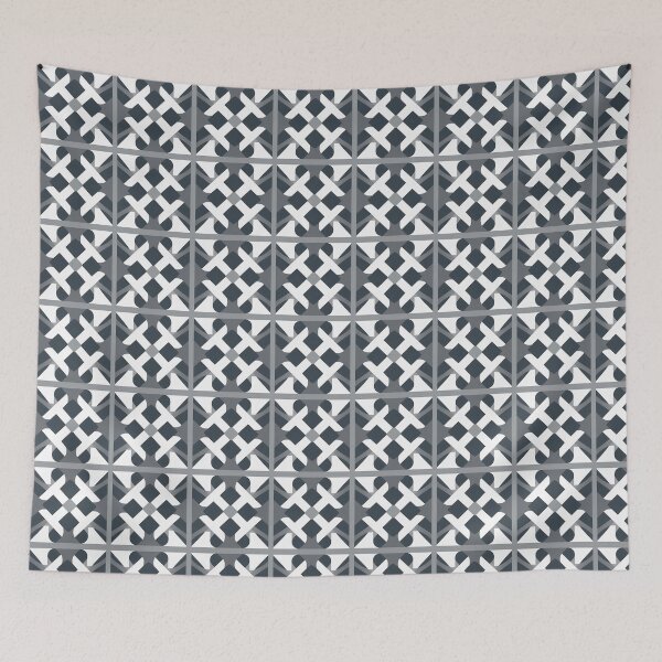 Item preview, Grayscale Cross Pattern designed and sold by UlDesigns.