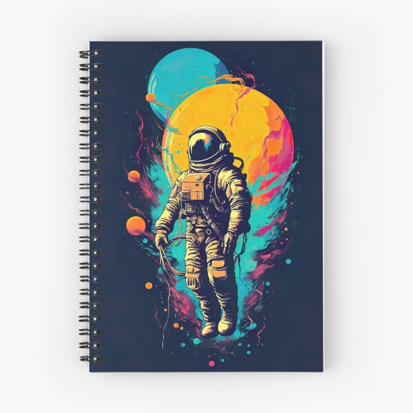 Item preview, Colorful astronaut designed and sold by unknown-places.