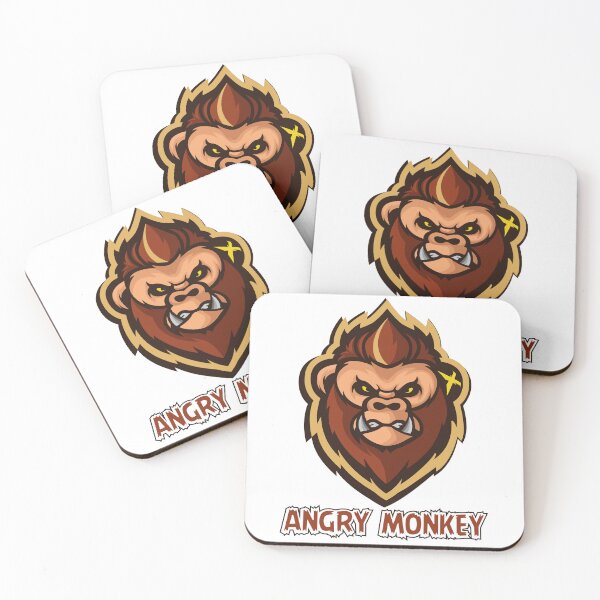 Item preview, angry monkey designed and sold by mohikandesign.