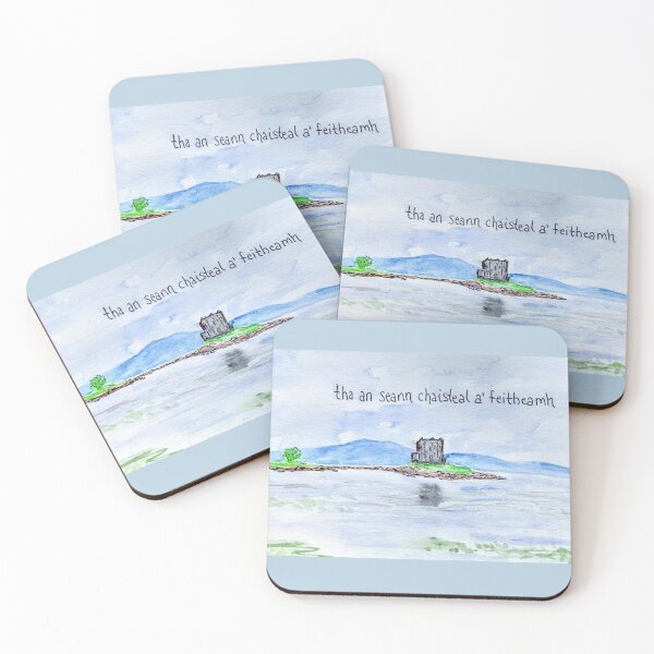 Item preview, Watercolor Art Card Scottish Gaelic Castle  designed and sold by EtegamiJourney.