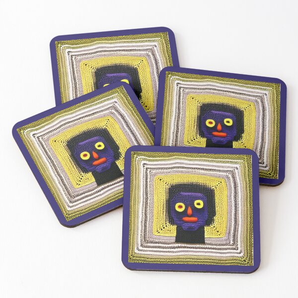 Item preview, Crocheted grandmother's squares. Abstraction. designed and sold by Natalia-Vlad.