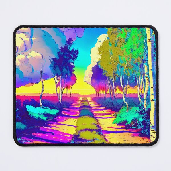 Item preview, Shadows Among the Birches Pop Art Landscape designed and sold by LaRoach Digital Arts.