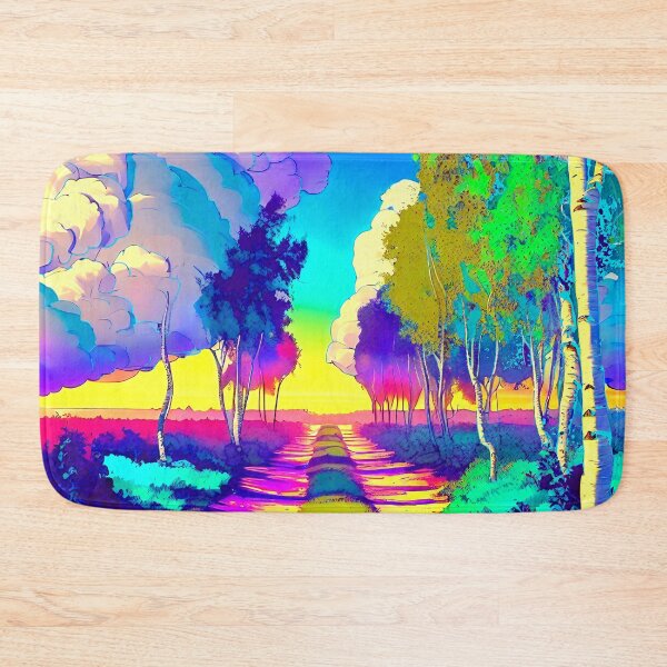 Item preview, Shadows Among the Birches Pop Art Landscape designed and sold by LaRoach Digital Arts.