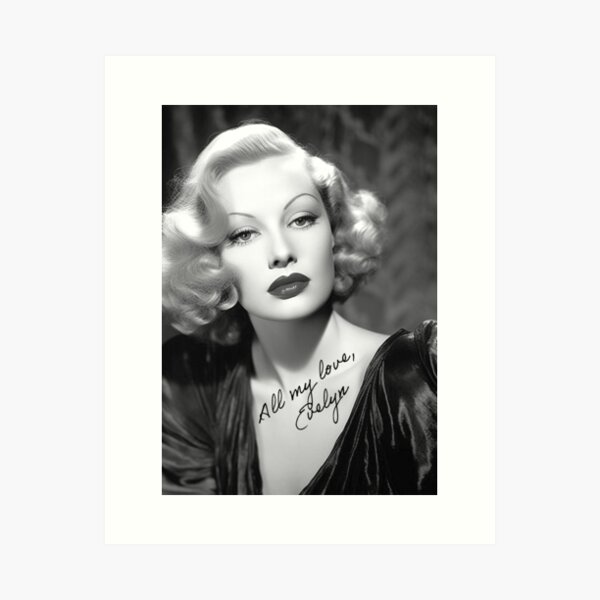 Evelyn Hugo Art Print