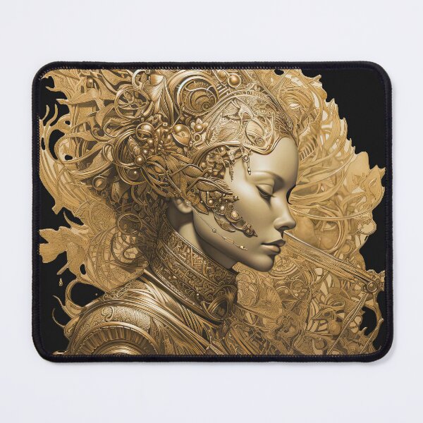 Item preview,  the golden beauty(no background) portrait-beautiful-fantasy-fashion-golden designed and sold by Hermossa-Art.