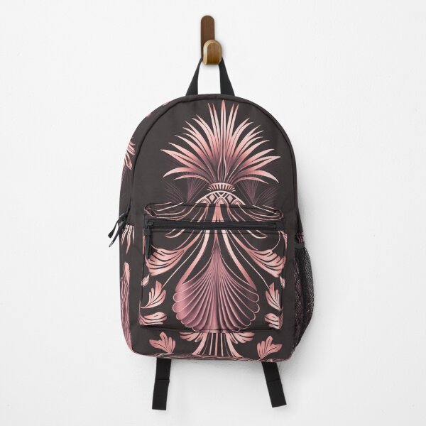 Item preview, Copy of Luxury Gold Blue Art Deco Pineapple Pattern On Black designed and sold by artsandsoul.
