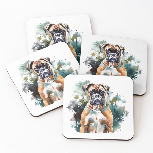 Item preview, Watercolor Boxer Dog Art - Canine Apparel designed and sold by DooodleGod.