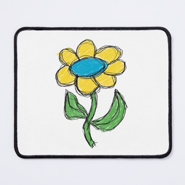 Item preview, Hand Drawn Flower Yellow Sketch designed and sold by Patryk Lopatko.