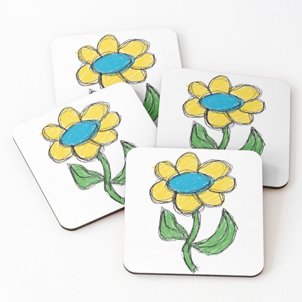 Item preview, Hand Drawn Flower Yellow Sketch designed and sold by Patryk Lopatko.