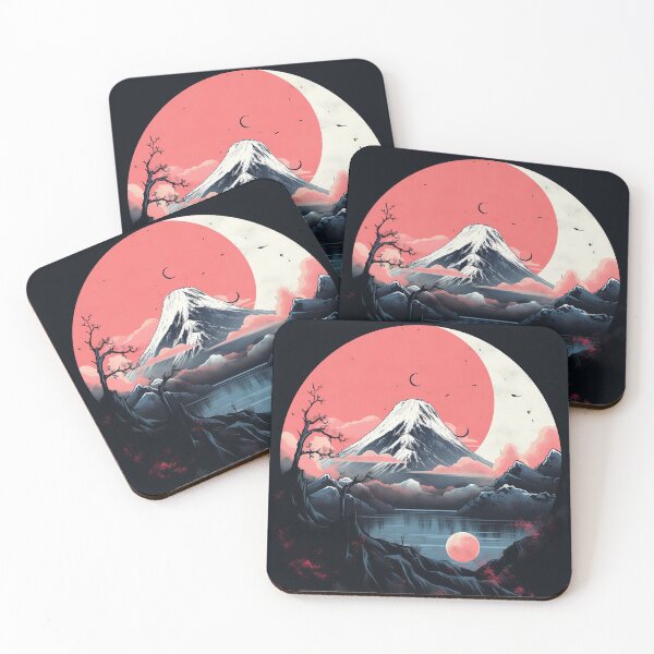 Item preview, Fantasy Mountain Scene in Spring designed and sold by cetakulang.