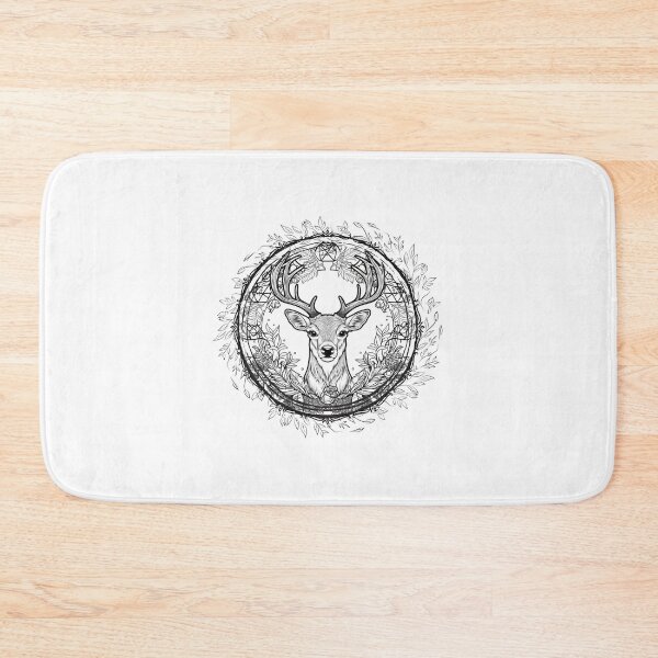 Item preview, Zen Deer Mandala designed and sold by Echo of Weekend.