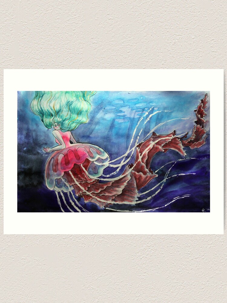 Alternate view of Mermaid Art Print
