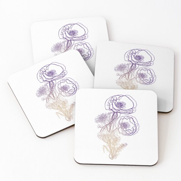 Item preview, minimalism flower with  lines designed and sold by Karolina Kulka.
