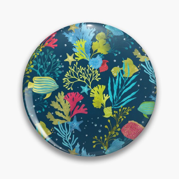 Item preview, Treasury island /indigo/ designed and sold by LavishSeason.