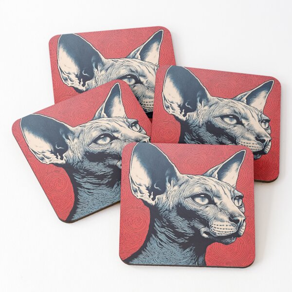 Item preview, Vintage Sphynx Cat Tattoo - Cool and Sassy Hairless Feline Essential designed and sold by TortoPlusa.