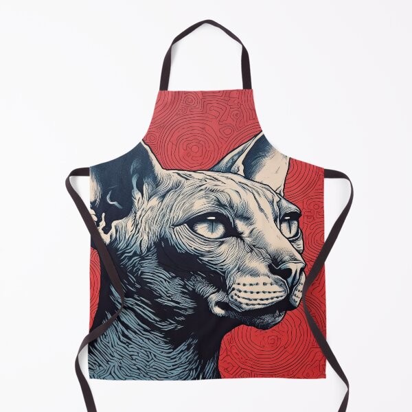 Item preview, Vintage Sphynx Cat Tattoo - Cool and Sassy Hairless Feline Essential designed and sold by TortoPlusa.
