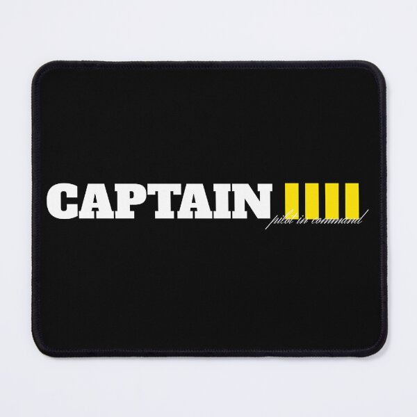 Item preview, Flight Crew Pilot in Command PIC Captain First Officer golden stripes rank designed and sold by AviationArtists.