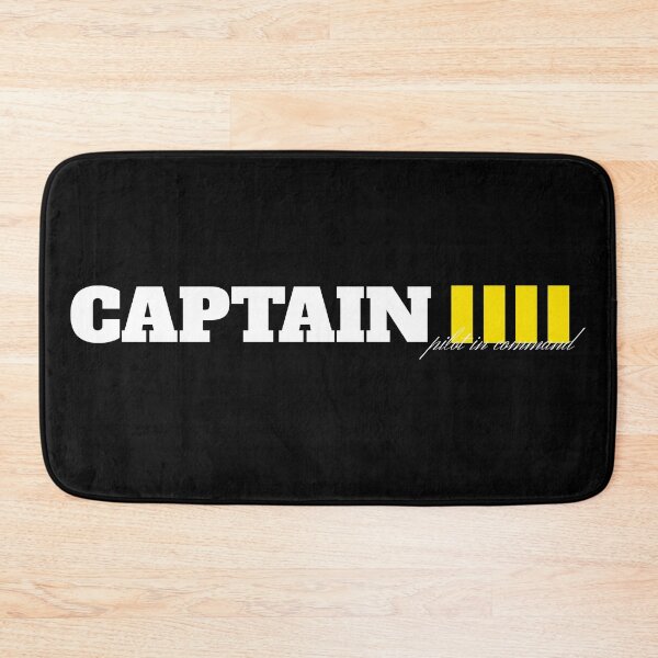 Item preview, Flight Crew Pilot in Command PIC Captain First Officer golden stripes rank designed and sold by AviationArtists.