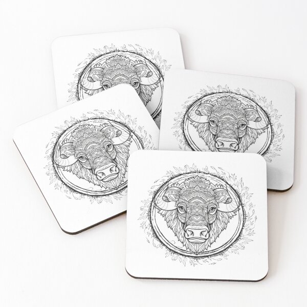 Item preview, Bison Mandala designed and sold by Echo of Weekend.